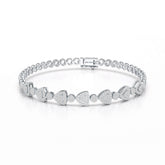 1.09 CT Diamond Lab Created Classic Women's Bracelet